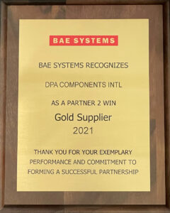 BAE systems recognition on a frame